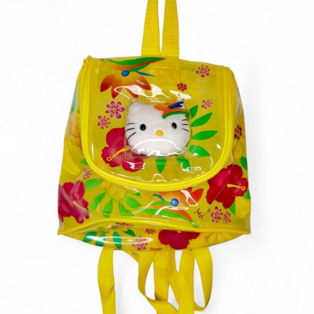 Vintage 2002 Hello Kitty Tropical Hawaiian Backpack